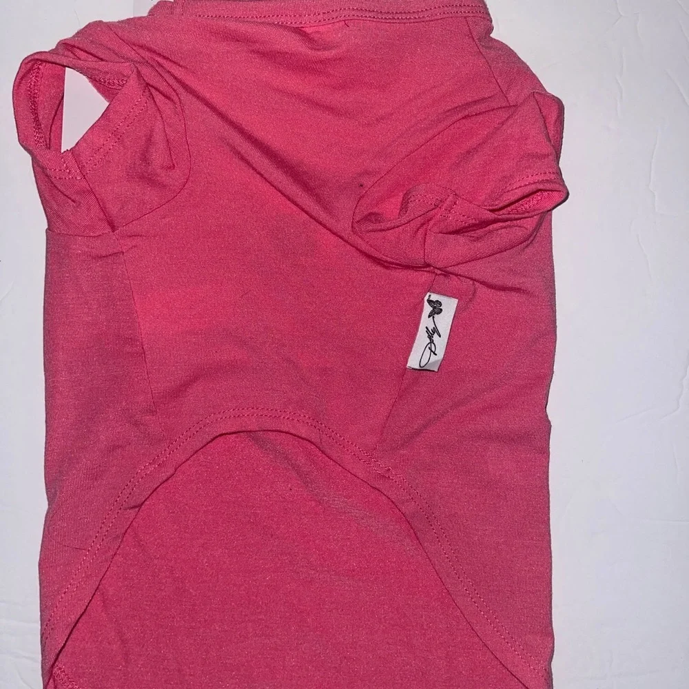 New Dolly Parton Doggy Parton Pink T-Shirt Dog‎ Clothes Size Medium